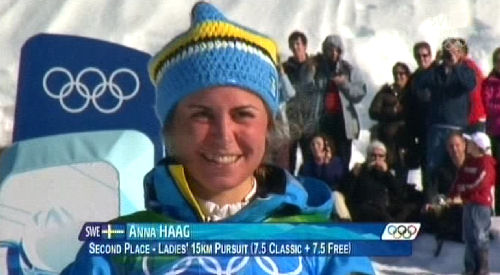 Anna Haag tog OS-silver!