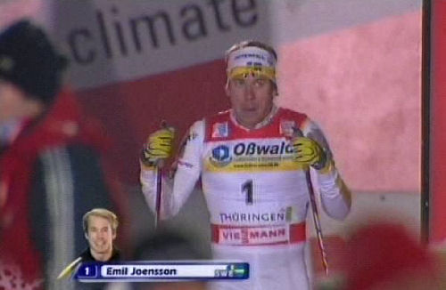 Emil Jönsson i Tour de Ski 2010-01-03