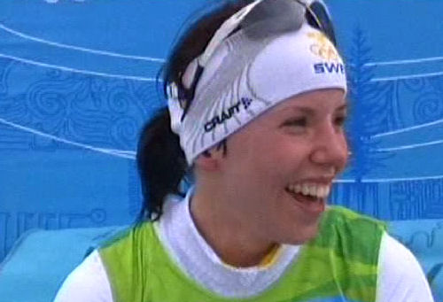 OS-mästare: Charlotte Kalla!